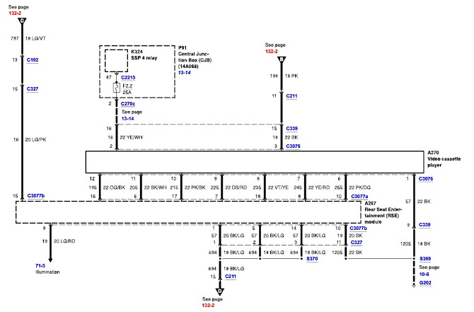 Do You Have A Wiring Diagram For The Autovision Entertainment System In 