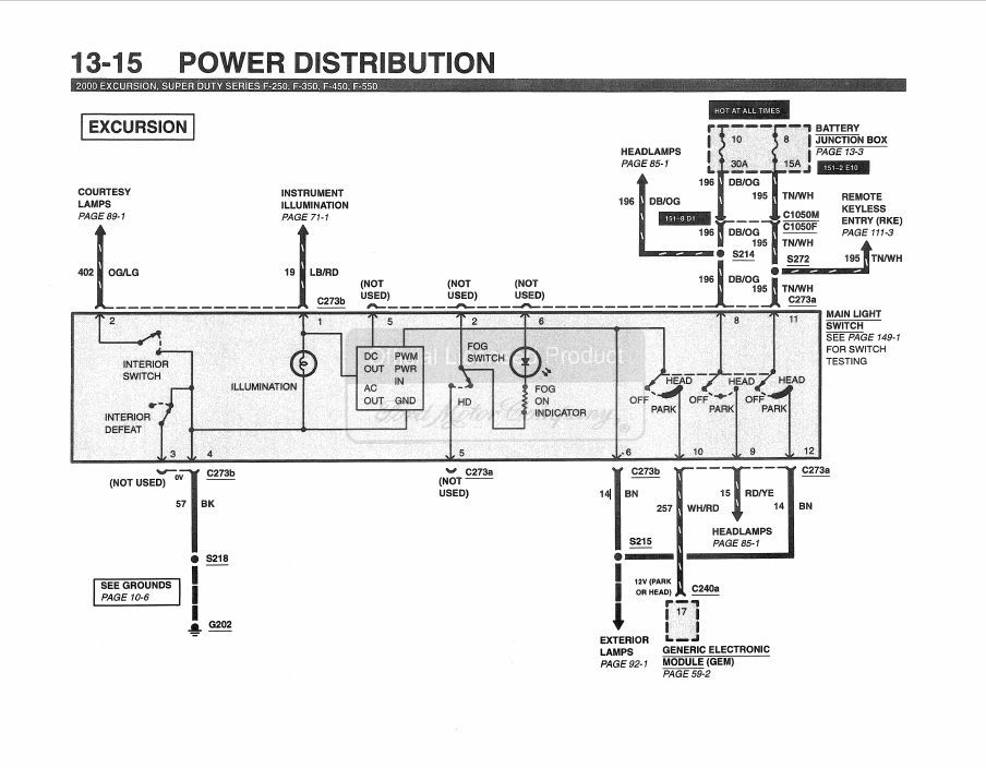 Excursion Fog Lights Using OEM Switch Ford Truck Enthusiasts Forums