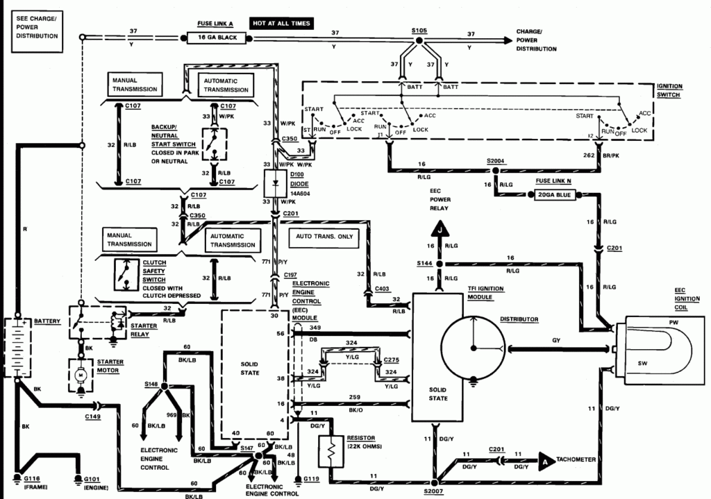 Ford Aod Neutral Safety Switch Wiring Diagram