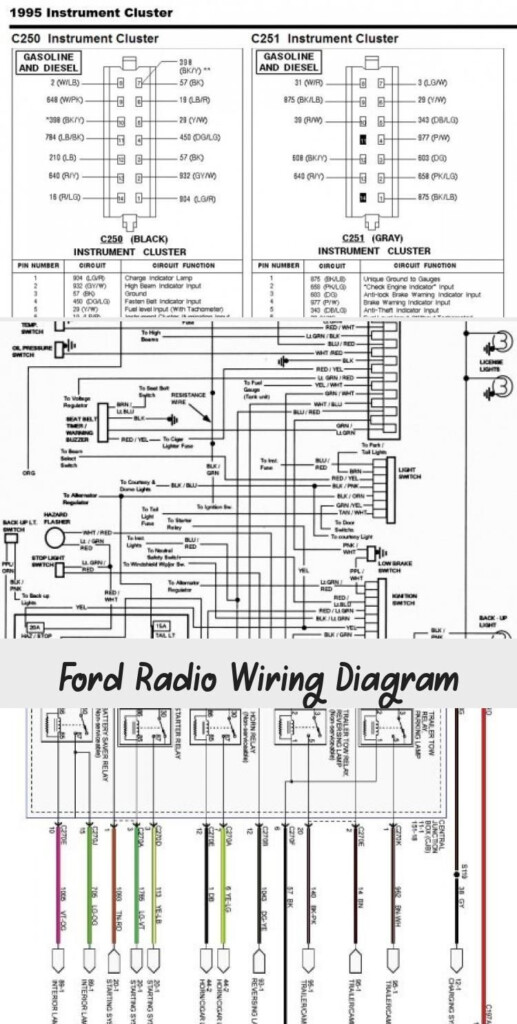 Ford Bronco Stereo Wiring Schematic And Wiring Diagram