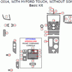 Ford Edge 2011 2014 With MyFord Touch Without Sony Audio System