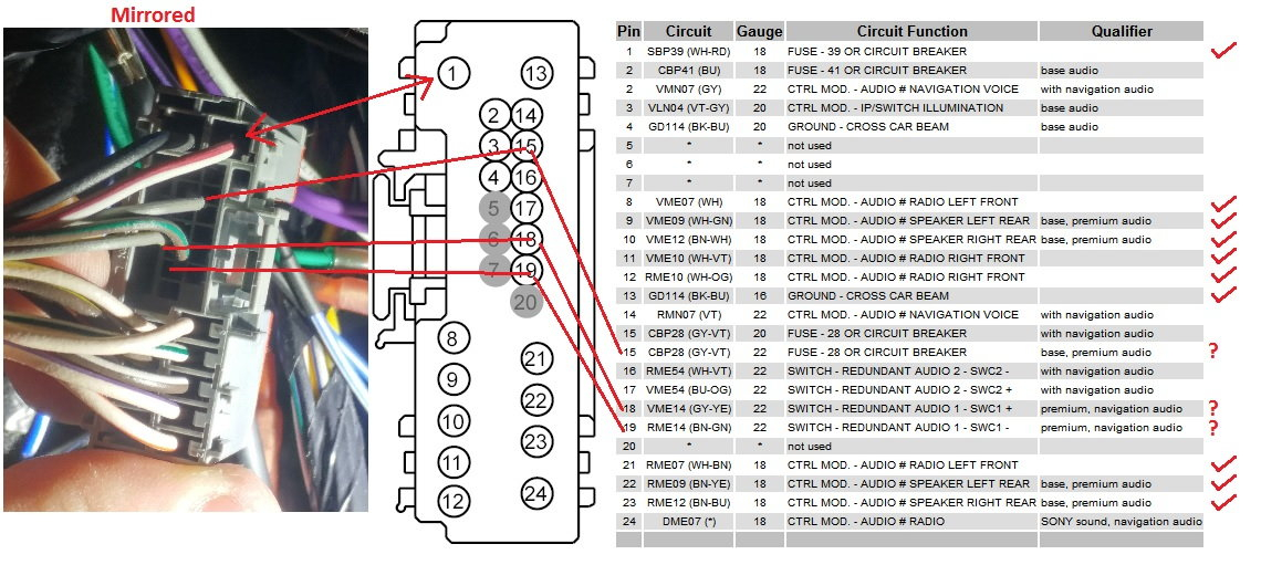 Ford F 150 Factory Radio 2005 Wiring Wiring Diagram