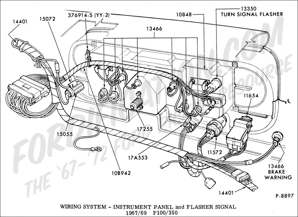 Ford F100 Wiring Harnes Wiring Diagram