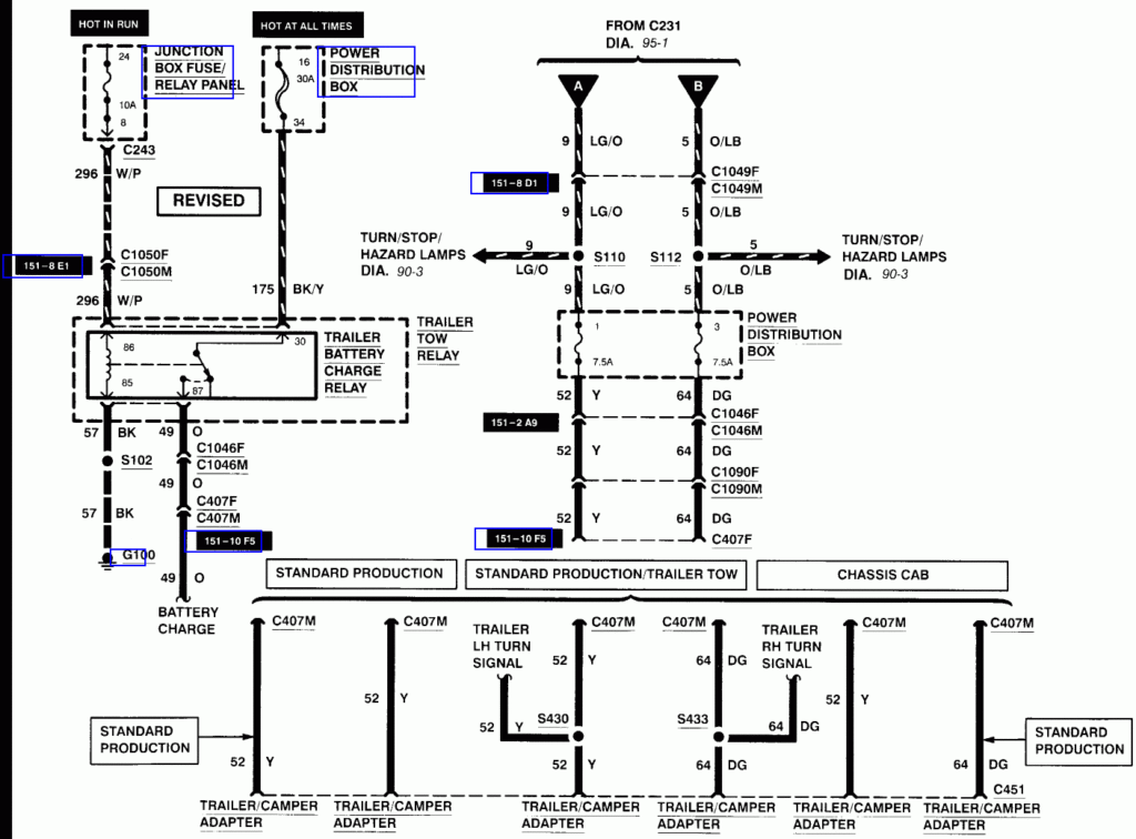 Ford F150 Tail Light Wiring Diagram Wiring Diagram