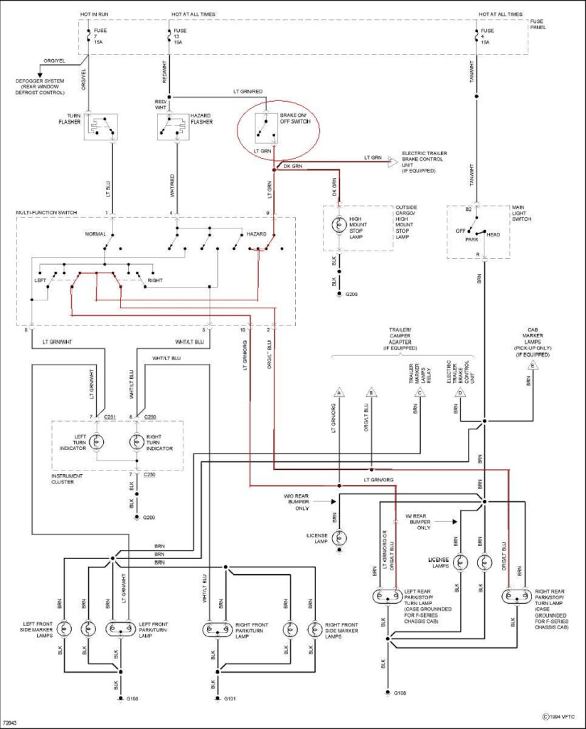 Ford F150 Tail Light Wiring Diagram Wiring Diagram