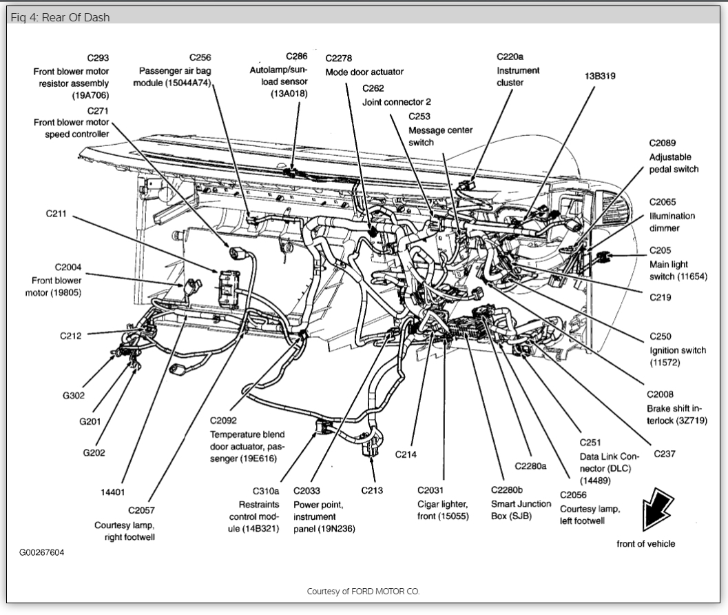 Ford Freestar Radio Wiring Diagram Wiring Diagram