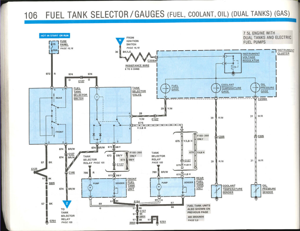 Ford Fuel Tank Selector Valve Wiring Diagram Pictures Wiring Collection