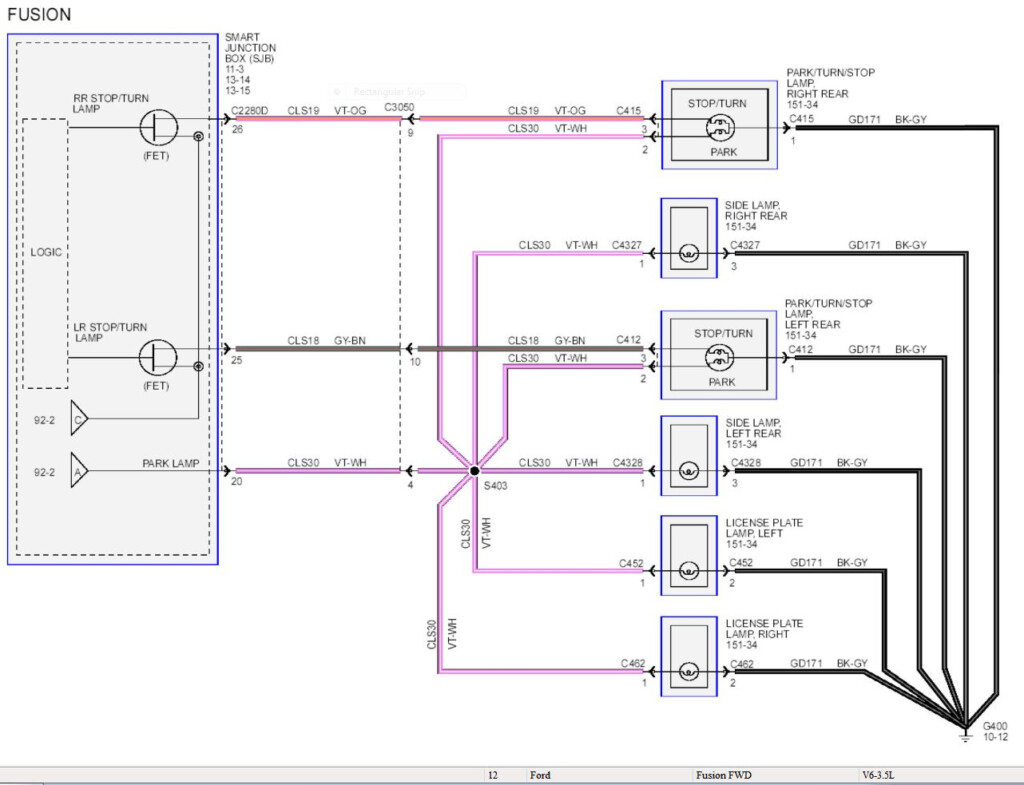 Ford Fusion Wire Diagram Wiring Diagram