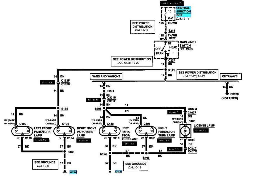 Ford Tail Light Wiring Diagram Wiring Diagram