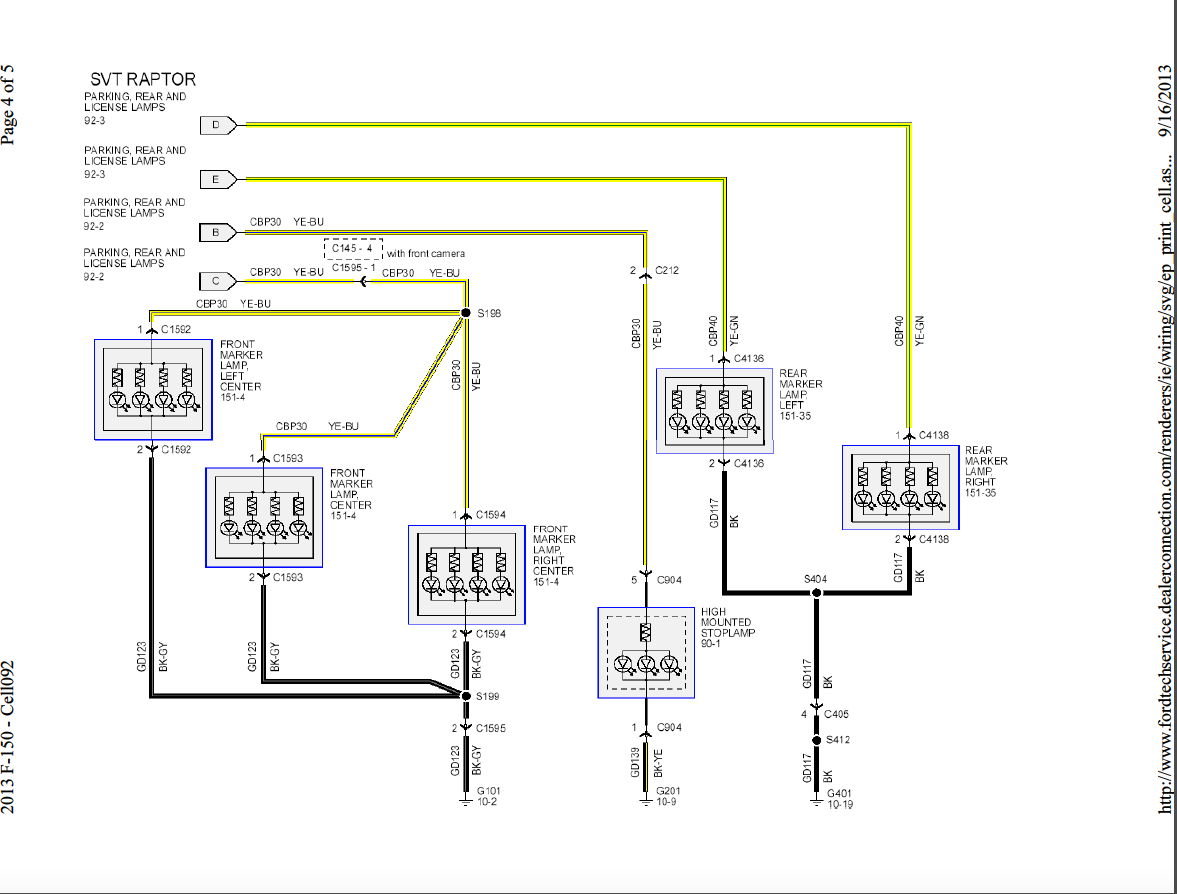 Ford Tail Light Wiring Diagram Wiring Diagram