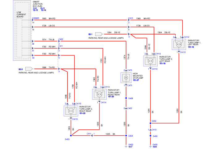 How Do I Determine Why The Brake And Tail Lights On A 2006 Mustang 4 0L 