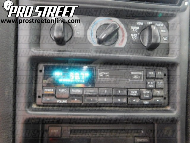 How To Ford Mustang Stereo Wiring Diagram My Pro Street