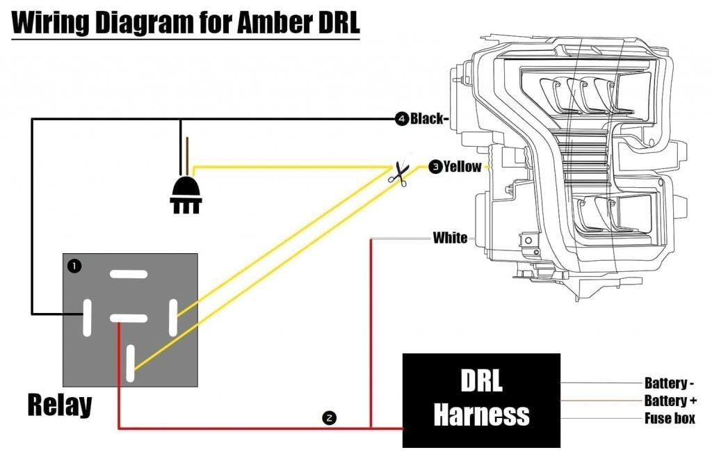 How To Wire F150 DRL To Be Amber AlphaRex