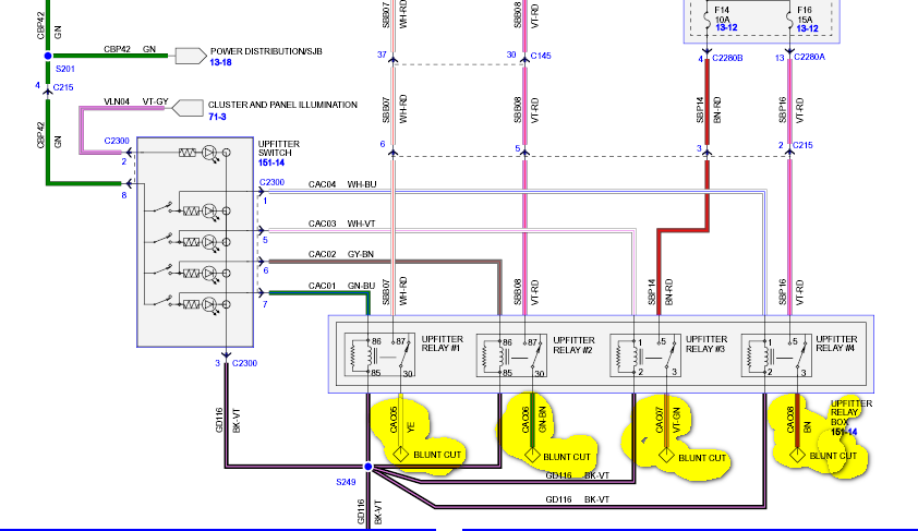 I Have A 2008 F250 I Am Trying To Wire An Accessory To One Of The