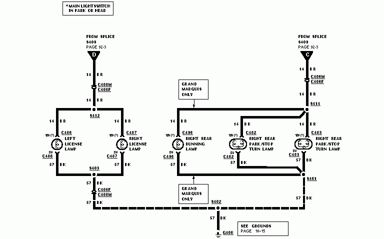 I Need A Wiring Diagram For A 1995 Crown Vic My Headlights stereo