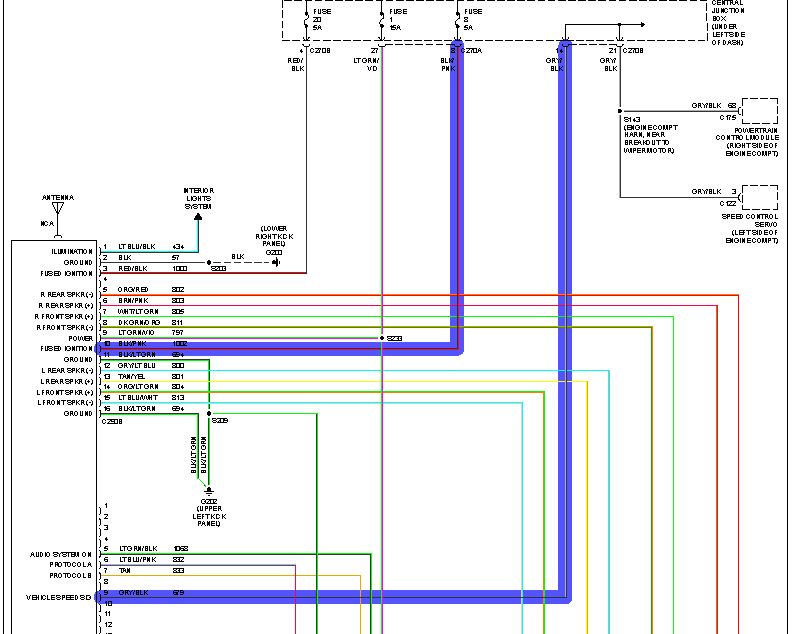 I Need The Stereo Wiring Diagram For F150 2002 What Are The Two Plugs 