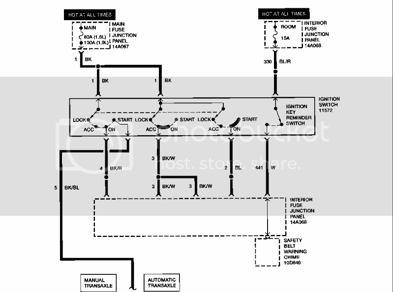 Ignition Lock Switch Diagram Ford Escort Owners Association FEOA