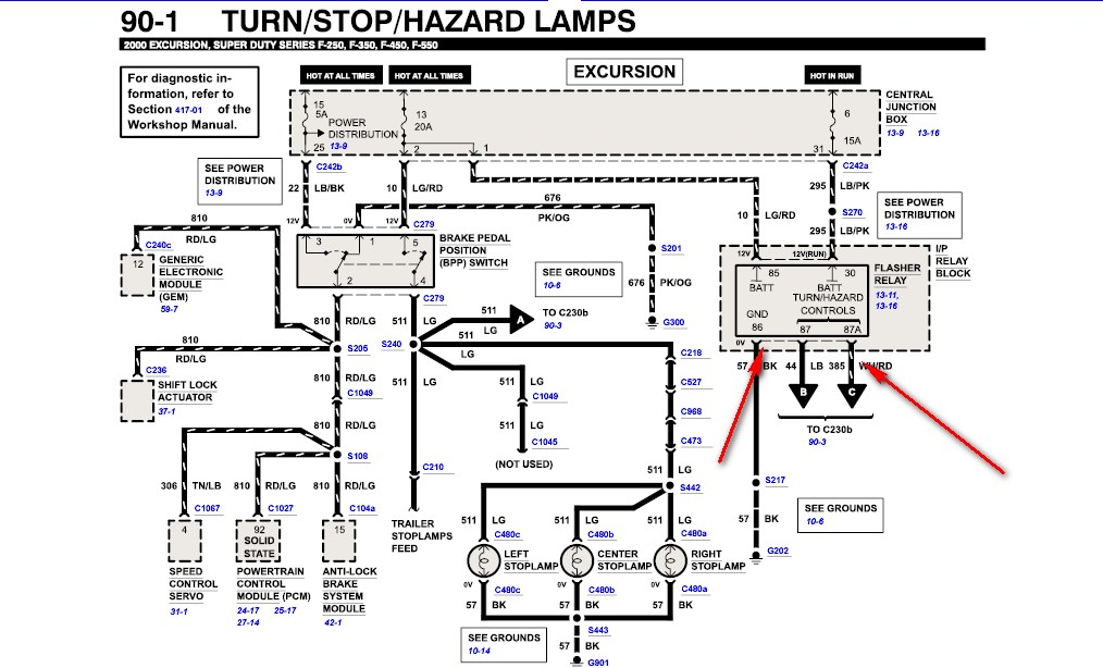 Interior Lights Wiring Diagram For 2000 F350 Diagram Base Website 2000 