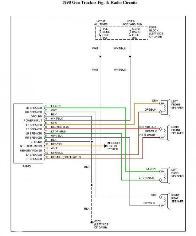 1996 Ford Ranger Radio Wiring Diagram