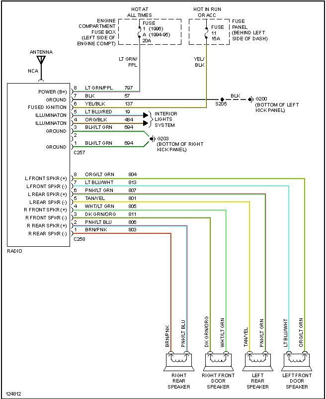 Radio Install 95 F250 Different Colors Then Diagrams Ford Truck 