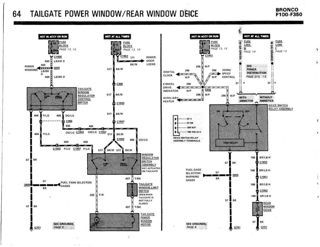 Rear Window Wiring Bronco Forum Full Size Ford Bronco Forum