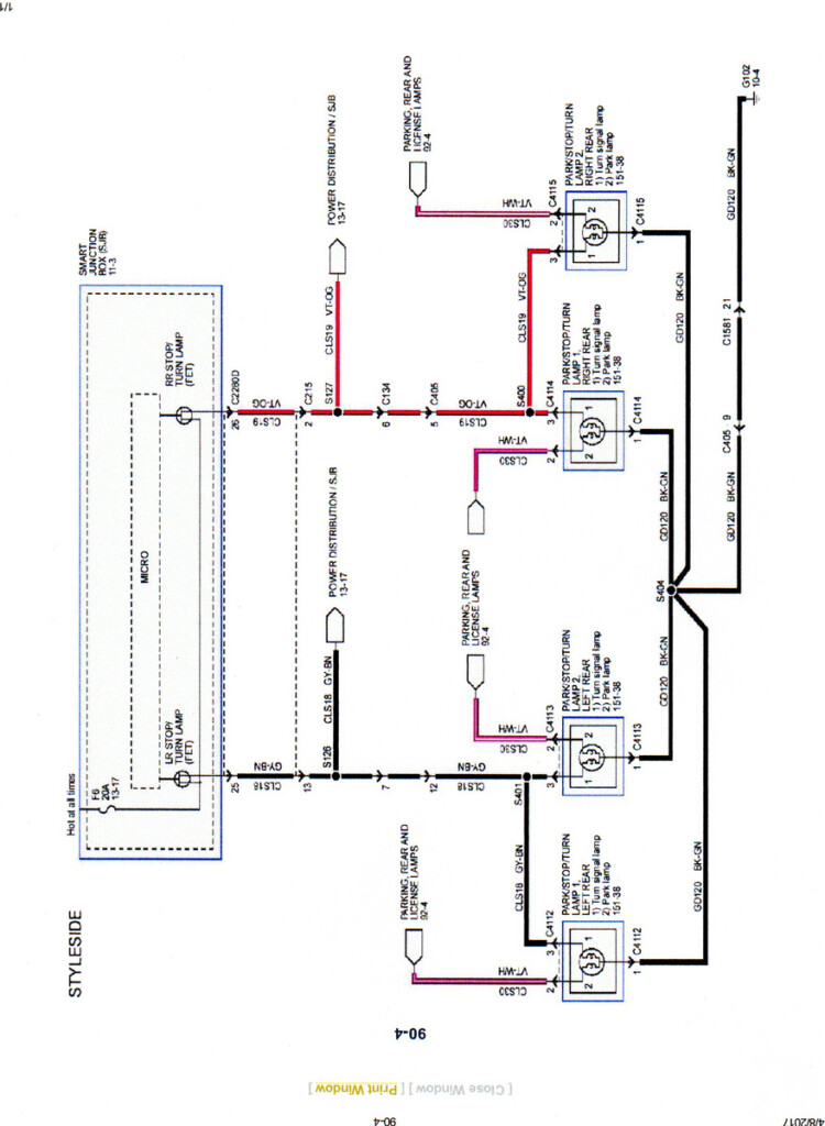 Stop turn tail Light Wiring Diagram Cadician s Blog