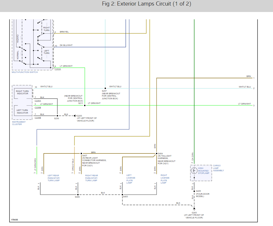 Tail Light Turn Signal And Brake Light Wiring Diagrams