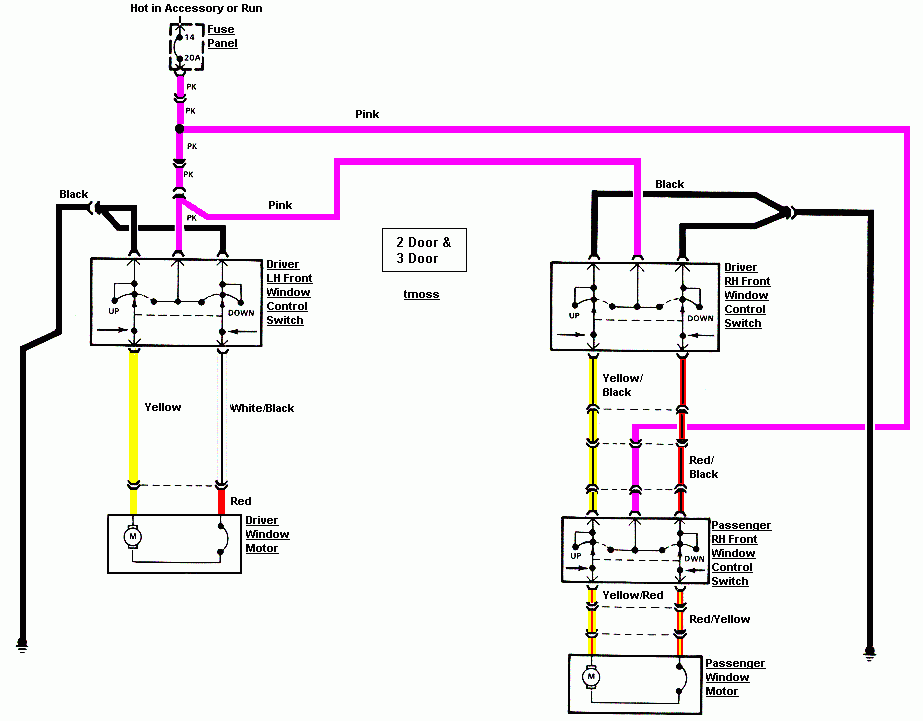 Toyota Power Windows Wiring Diagram 1 Electrical Diagram Toyota 