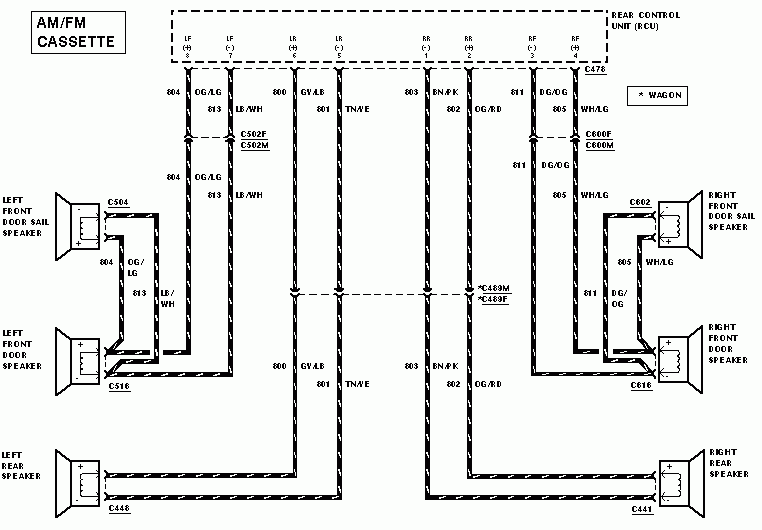 Where Can I Find A 1999 Ford Taurus Stereo Wiring Harness Diagram 