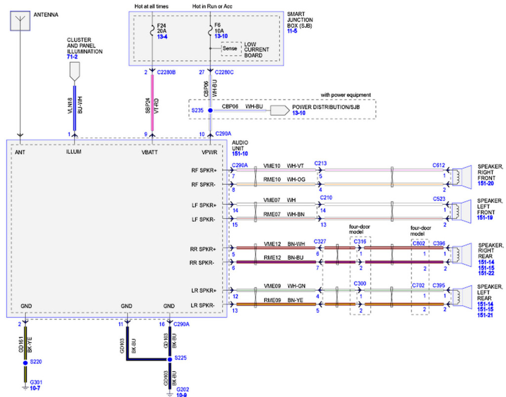 Where Can I Find The Wiring Diagram For The Stereo Harness In A 2010 