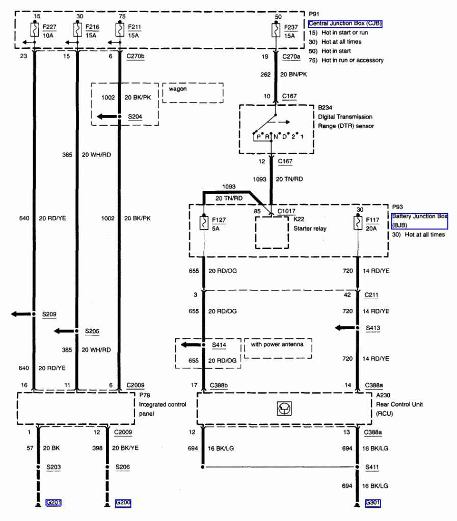 Wiring Diagram PDF 2003 Ford Taurus Wiring Harness