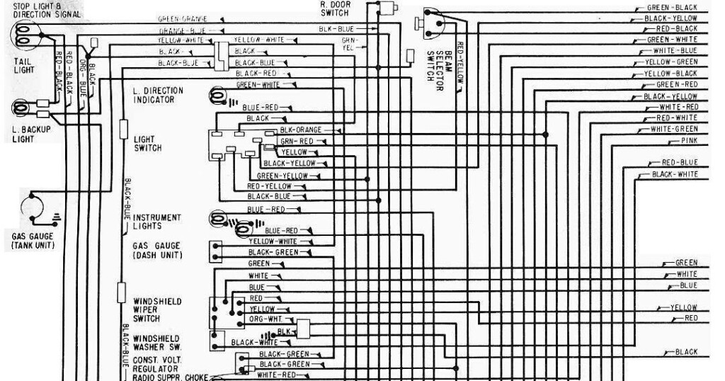 1965 Ford Galaxie Complete Electrical Wiring Diagram Part 1 All About 