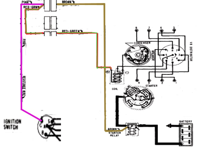 1967 Ford Mustang Ignition Switch Wiring