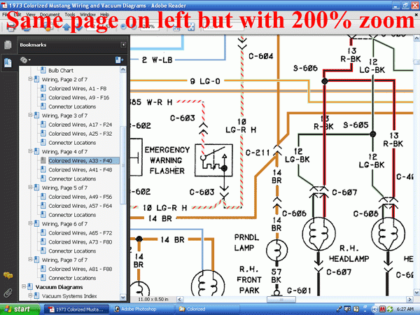 1973 Colorized Mustang Wiring Diagrams Fordmanuals