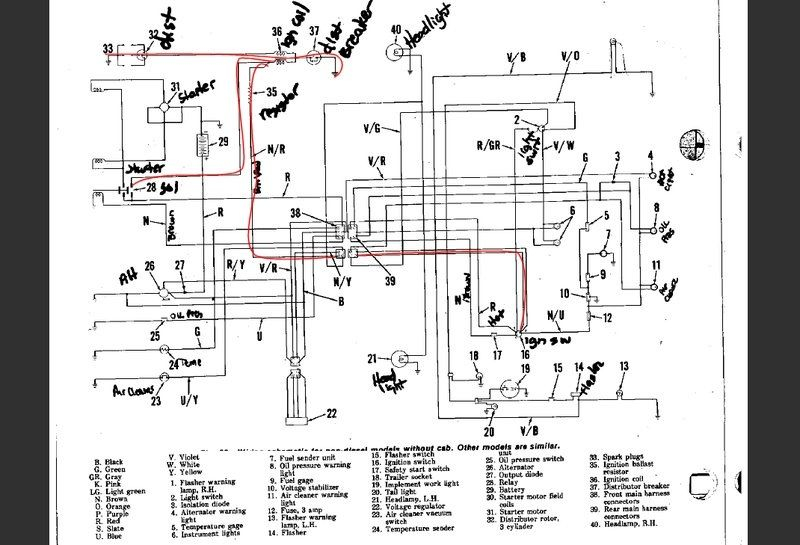 1975 Ford Tractor 2600 Headlight Wiring Diagram