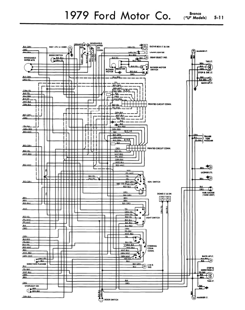 1979 Ford Bronco Tail Light Wiring Diagram 4K Wallpapers Review