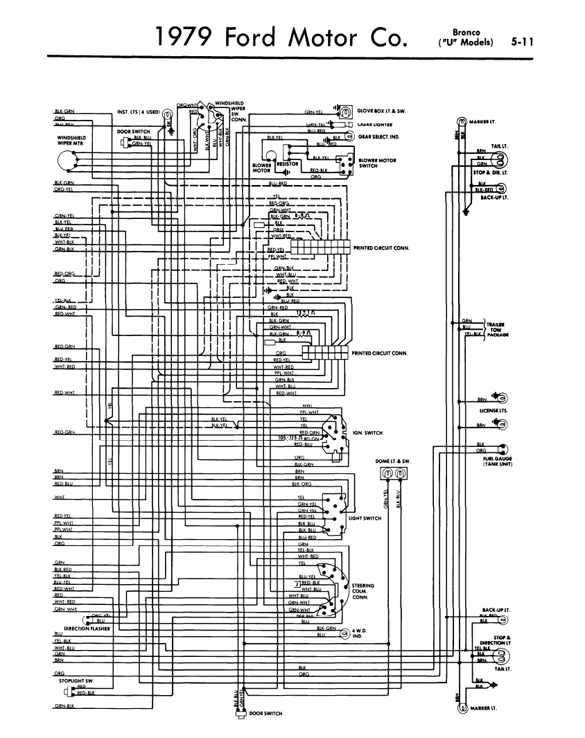 1979 Ford Bronco Tail Light Wiring Diagram 4K Wallpapers Review