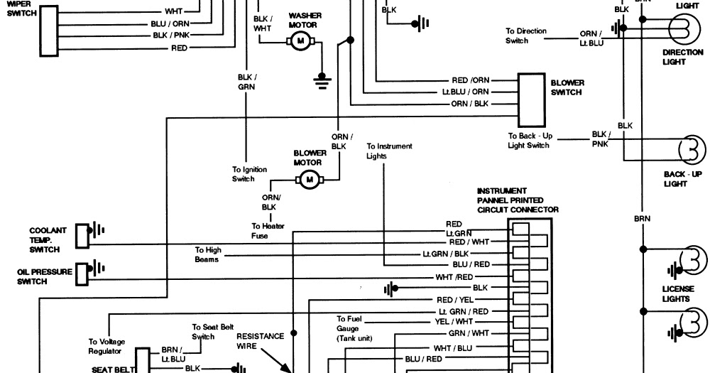 1984 Ford Bronco Instrument Panel Wiring Diagram All About Wiring 