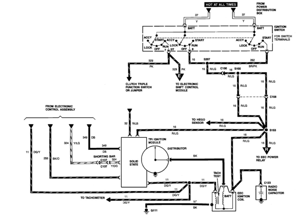 1987 Ford Bronco Starter Wiring Diagram