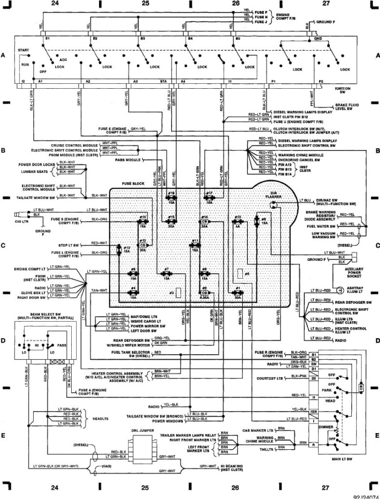 1992 Ford F150 I Turn The Parking Lights On