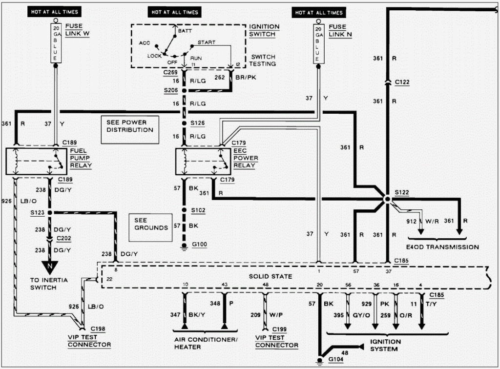 1992 Ford F150 Ignition Wiring Diagram Database Wiring Collection