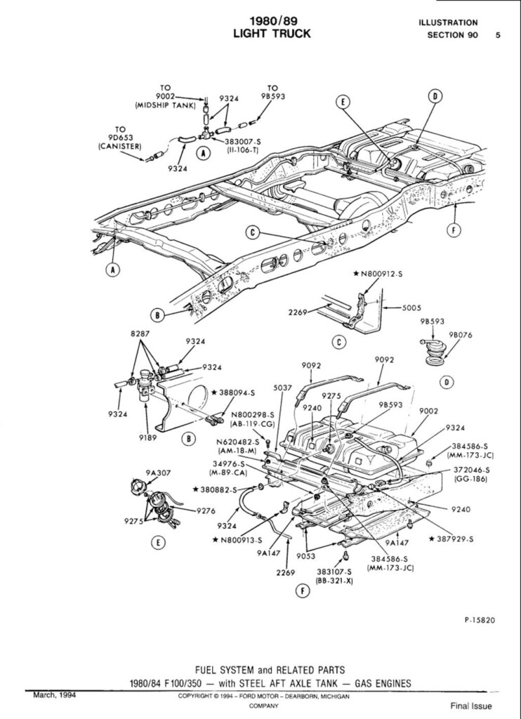 1994 Ford F150 Fuel System Diagram