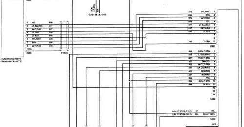 1997 FORD AEROSTAR CAR STEREO WIRING DIAGRAM Wiring Diagram Service