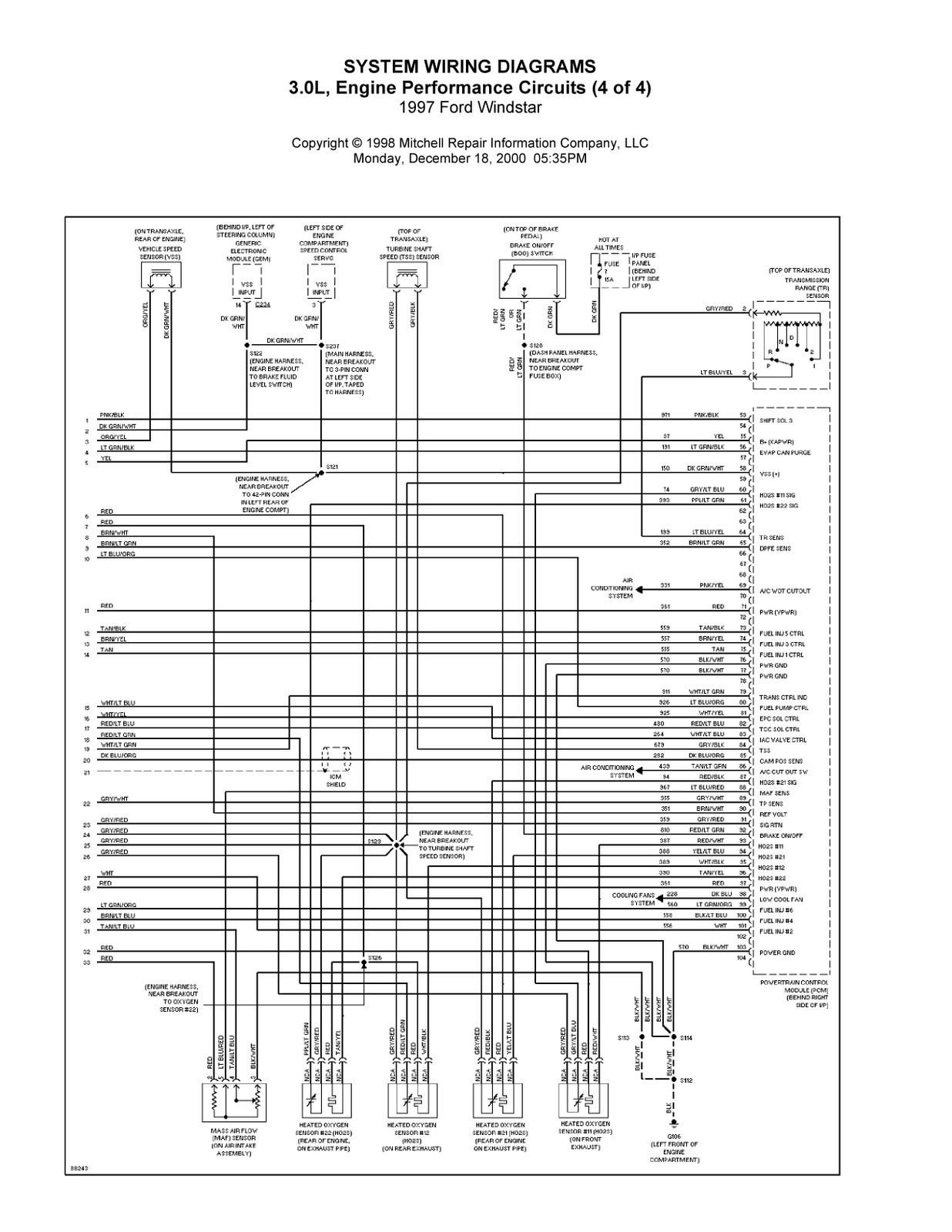 1998 Ford Windstar Stereo Wiring Diagram Images Wiring Collection