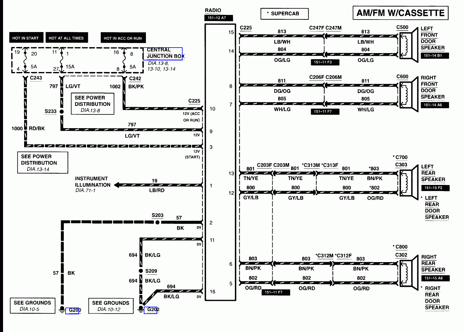 2001 Ford Expedition Radio Wiring