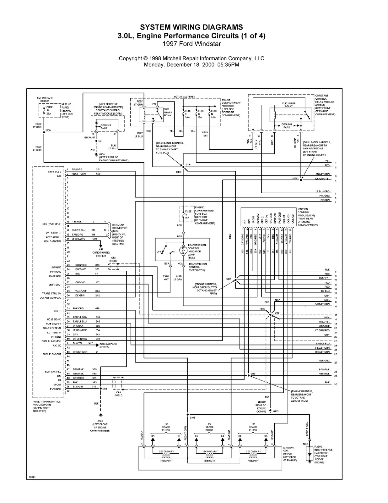 2001 Ford Windstar Wiring Diagram Pictures Wiring Diagram Sample