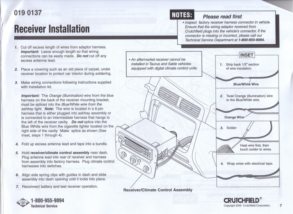 2002 Ford Taurus Radio Wiring Diagram Collection Wiring Diagram Sample