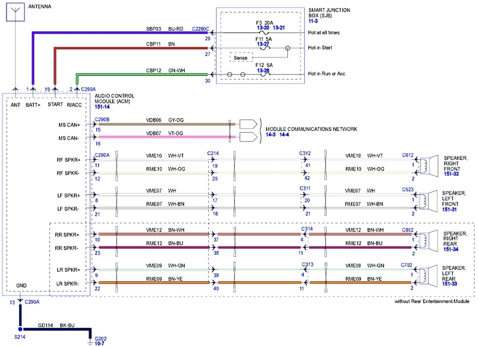 2008 Ford Fusion Stereo Wiring Diagram Wiring Diagram Schemas