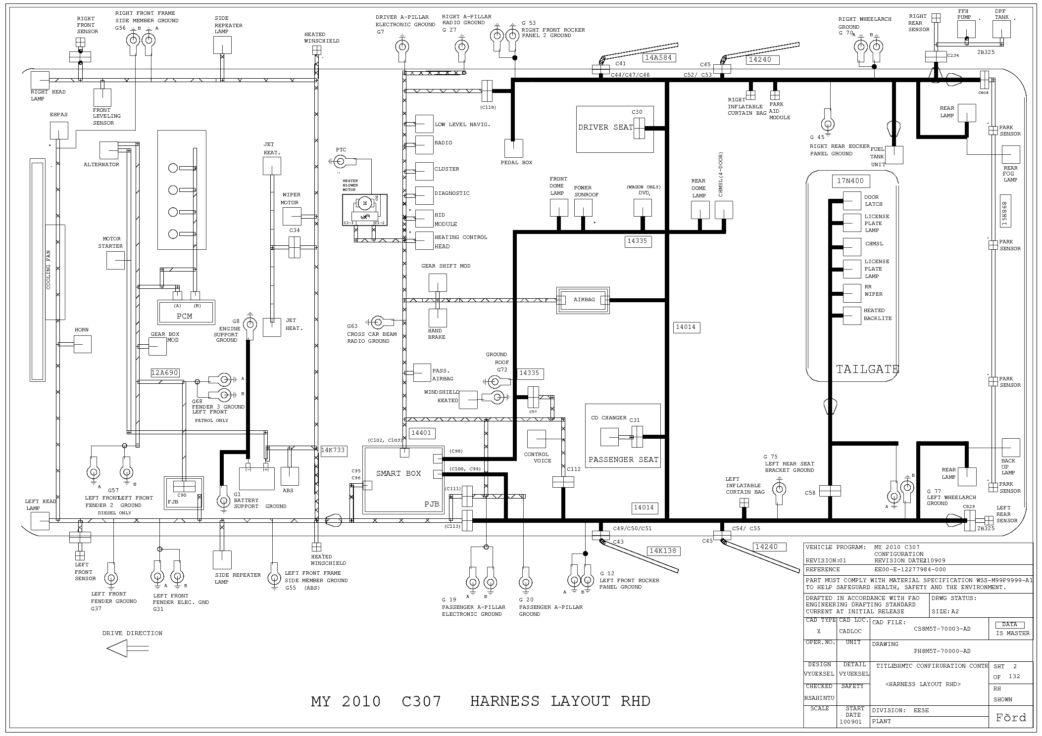 2010 Ford Focus Wiring Diagram Pdf Wiring Diagram