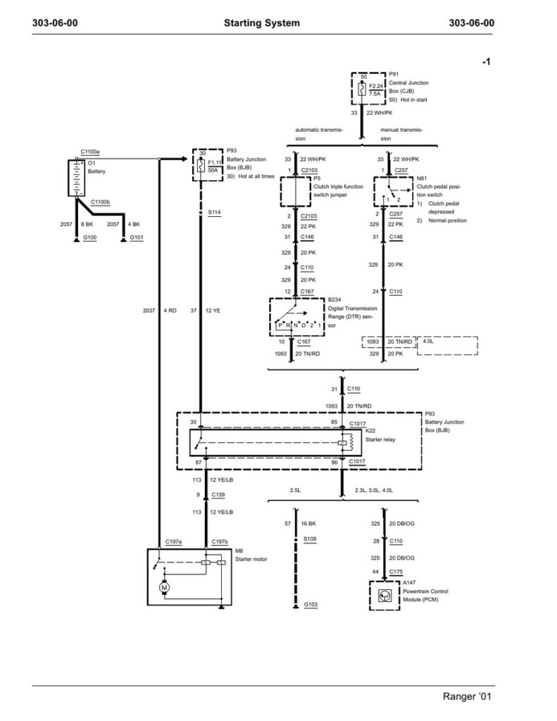 28 2002 Ford Ranger Wiring Diagram Free Wiring Diagram Source